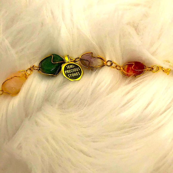 Precious stone necklace - Picture 2 of 3